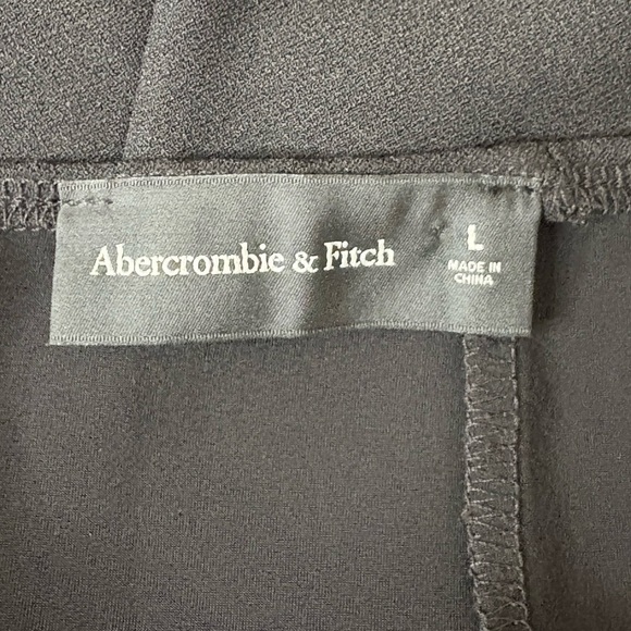 Abercrombie & Fitch sz Large Black Sleeveless CutOut Midi Party Dress New - Picture 6 of 10